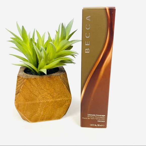 NEW BECCA Ultimate Coverage Foundation Cacao Makeup - Picture 3 of 7